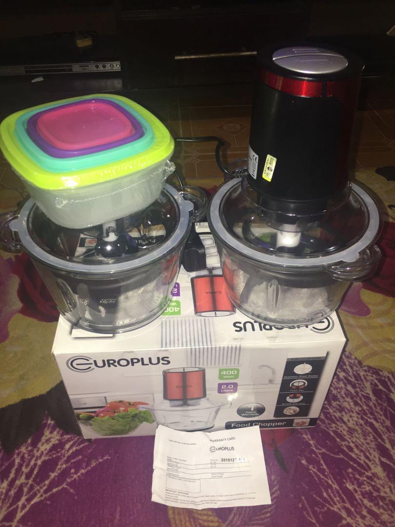 EUROPLUS FOOD CHOPPER (blender), TV & Home Appliances, Kitchen