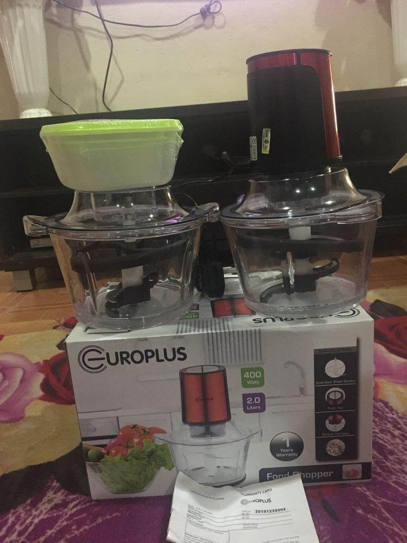 EUROPLUS FOOD CHOPPER (blender), TV & Home Appliances, Kitchen