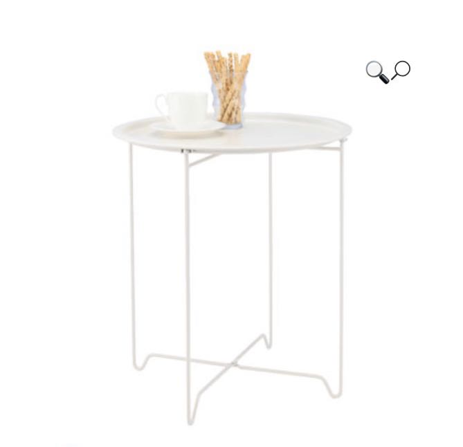 ikea white folding table and chairs