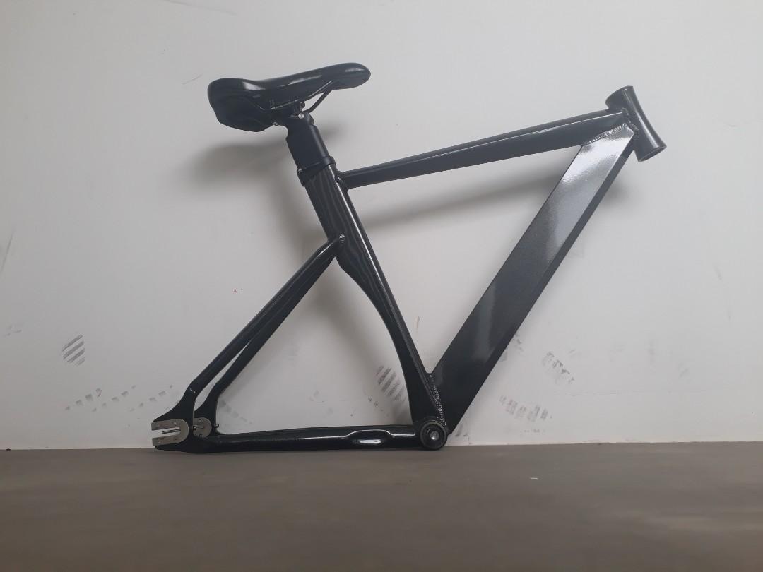 Fixie Aero Frame Size 50 (Black), Sports Equipment, Bicycles & Parts