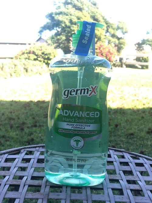 Germ x on sale advanced hand sanitizer