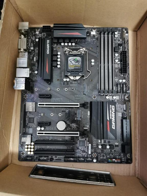 Gigabyte Ga H270 Gaming 3 Lga1151 Intel 2 Way Crossfire Atx Ddr4 Motherboard Electronics Computer Parts Accessories On Carousell