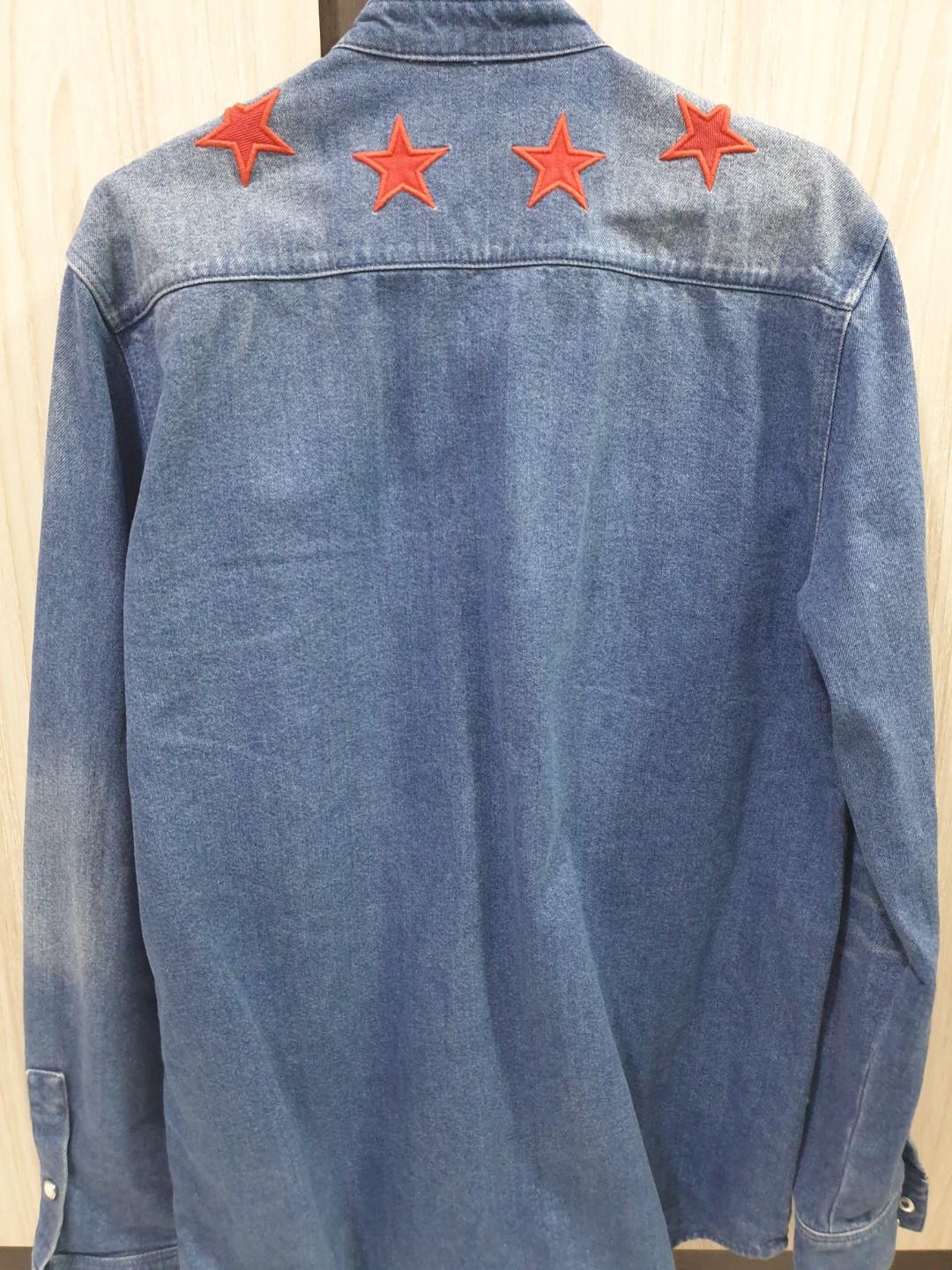 Givenchy star denim jacket sale