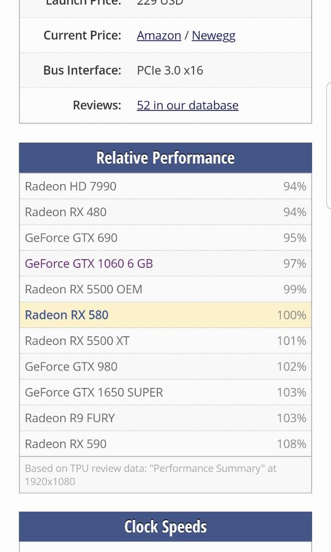 Rx 580 equivalent gtx discount