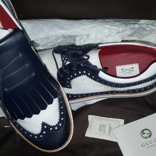 Gucci store golf shoes