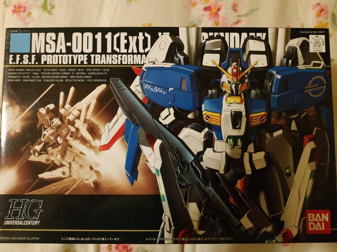 Gundam 1/144 MSA-001(Ext) Ex-S Gundam, Toys u0026 Games, Action 