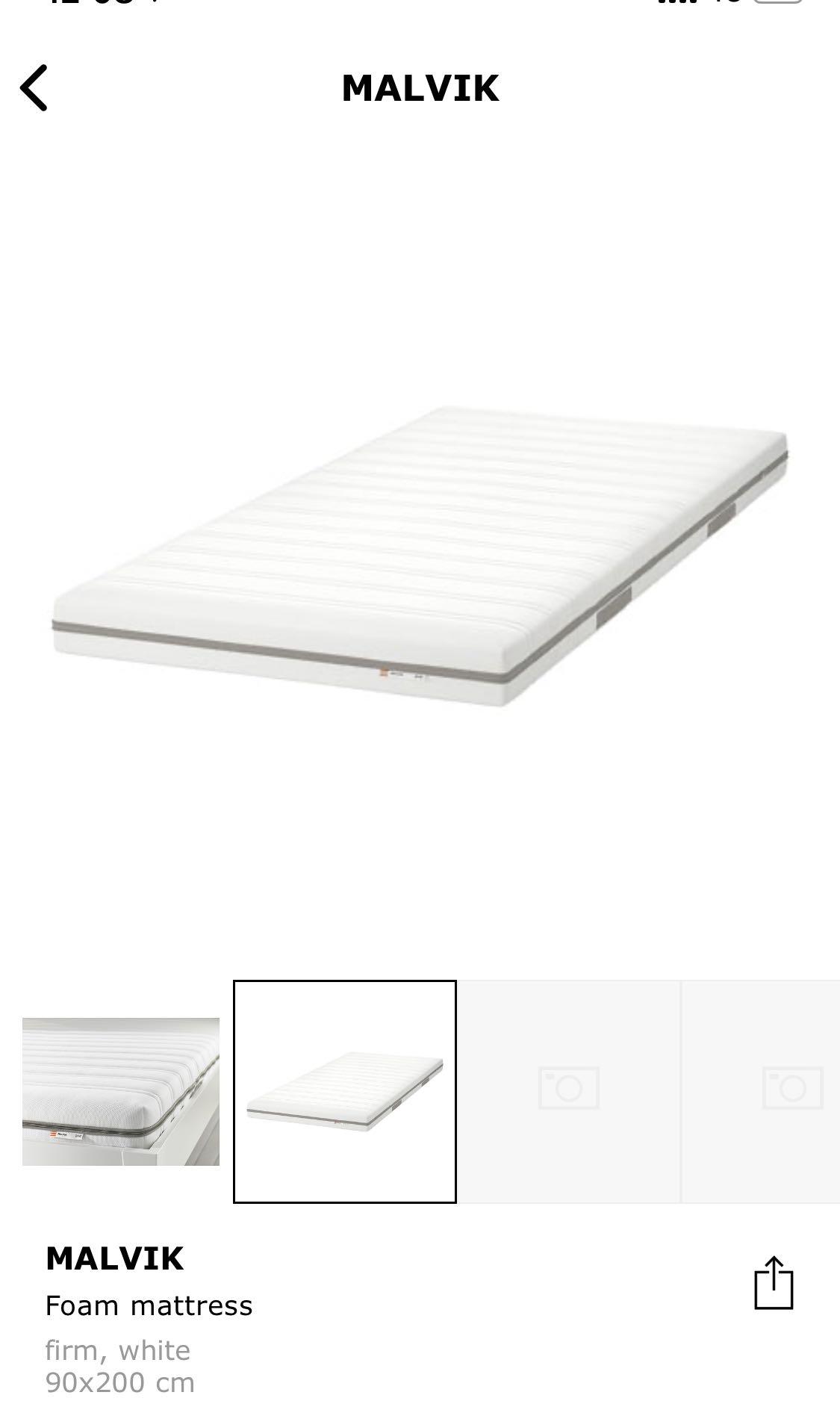 Ikea Malvik Foam Single Mattress X 2 Furniture Beds Mattresses