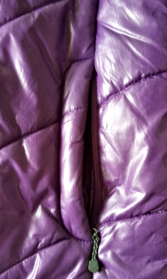 Jacket (Category: Coats, Jackets and Outerwear) located in Singapore. Submitted by tpysales (Listing ID 278023779, Image 3). Description: Purple Jacket bought from Australia Perth. Shoulder to shoulder: 44cm Length: 65cm.