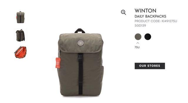 Kipling Winton Backpack Women s Fashion Bags Wallets Backpacks on Carousell