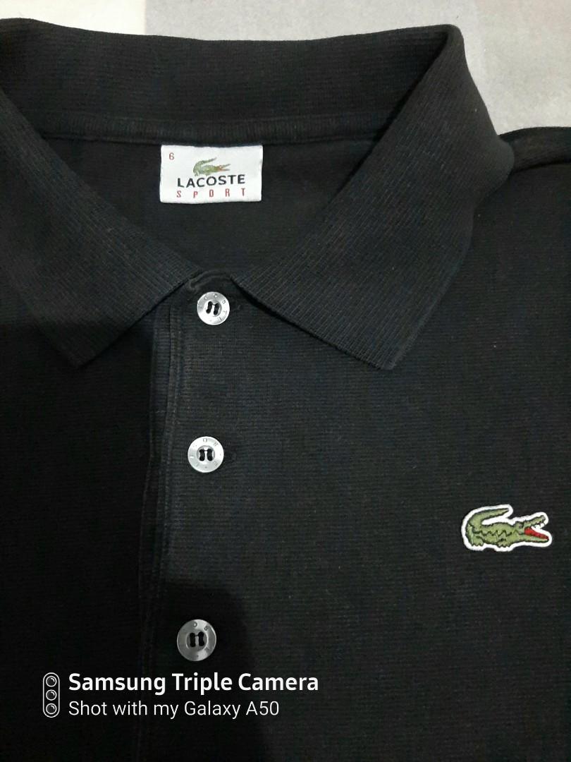 LACOSTE SPORT POLO SHIRT (Category: Tshirts & Polo Shirts ) located in Pasig City. Submitted by riley1622 (Listing ID 278092137, Image 2). Description: LACOSTE SPORT POLOSHIRT SIZE 6/XL 8/10 COND +SF.