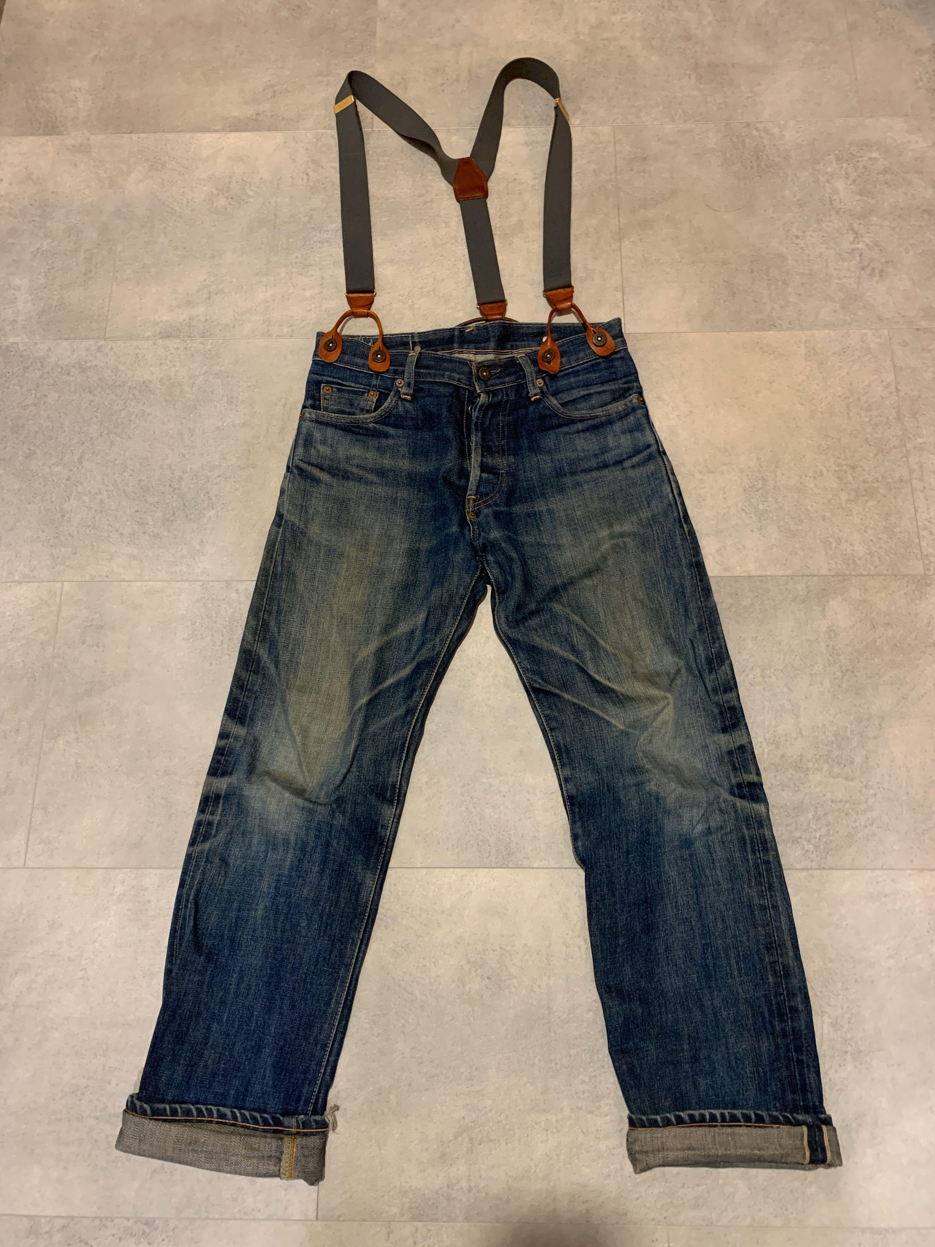 Levis sales suspender jeans