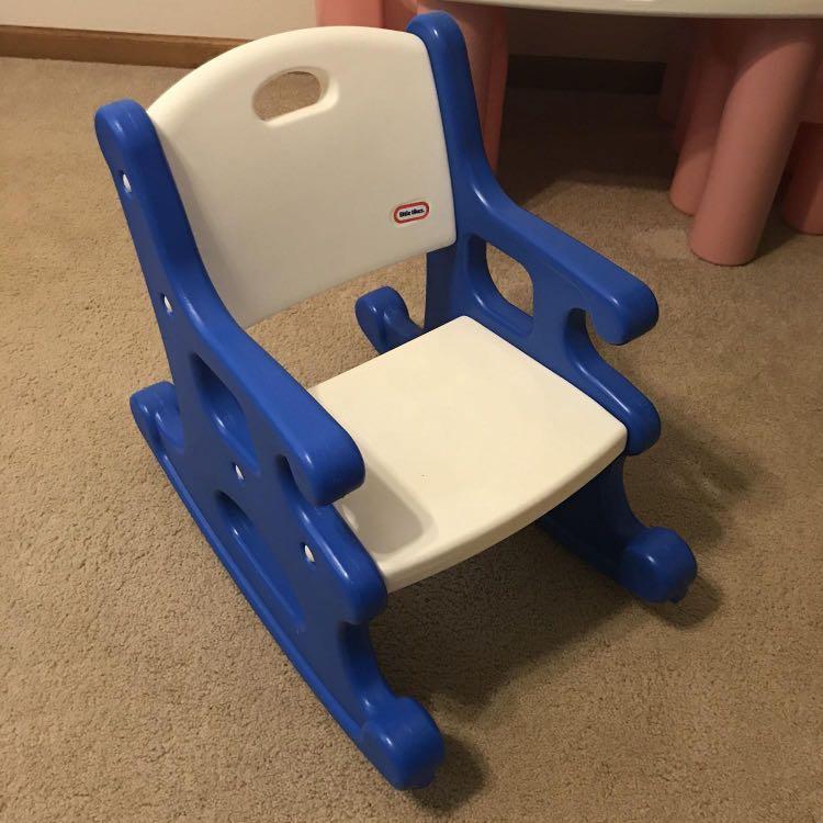 little tikes rocking chair blue