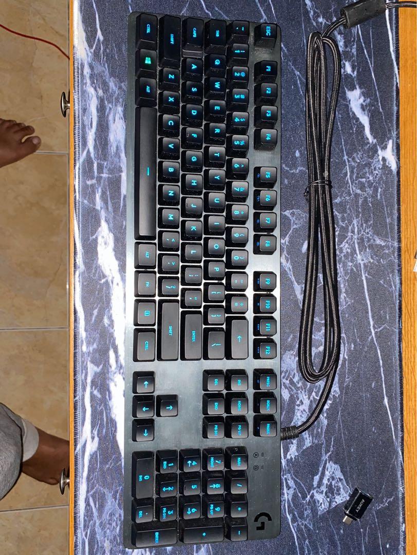 LOGITECH G512 CARBON WITH ROMER G TACTILE, Computers & Tech, Parts ...