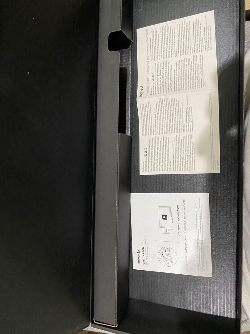 LOGITECH G512 CARBON WITH ROMER G TACTILE, Computers & Tech, Parts ...