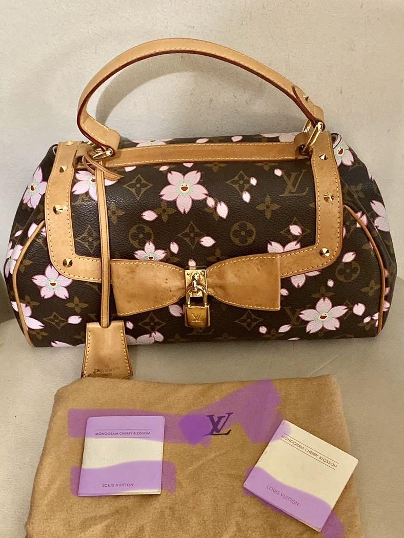 LV Louis Vuitton x Takashi Murakami Cherry Blossom Sakura Sac Retro,  Luxury, Bags & Wallets on Carousell
