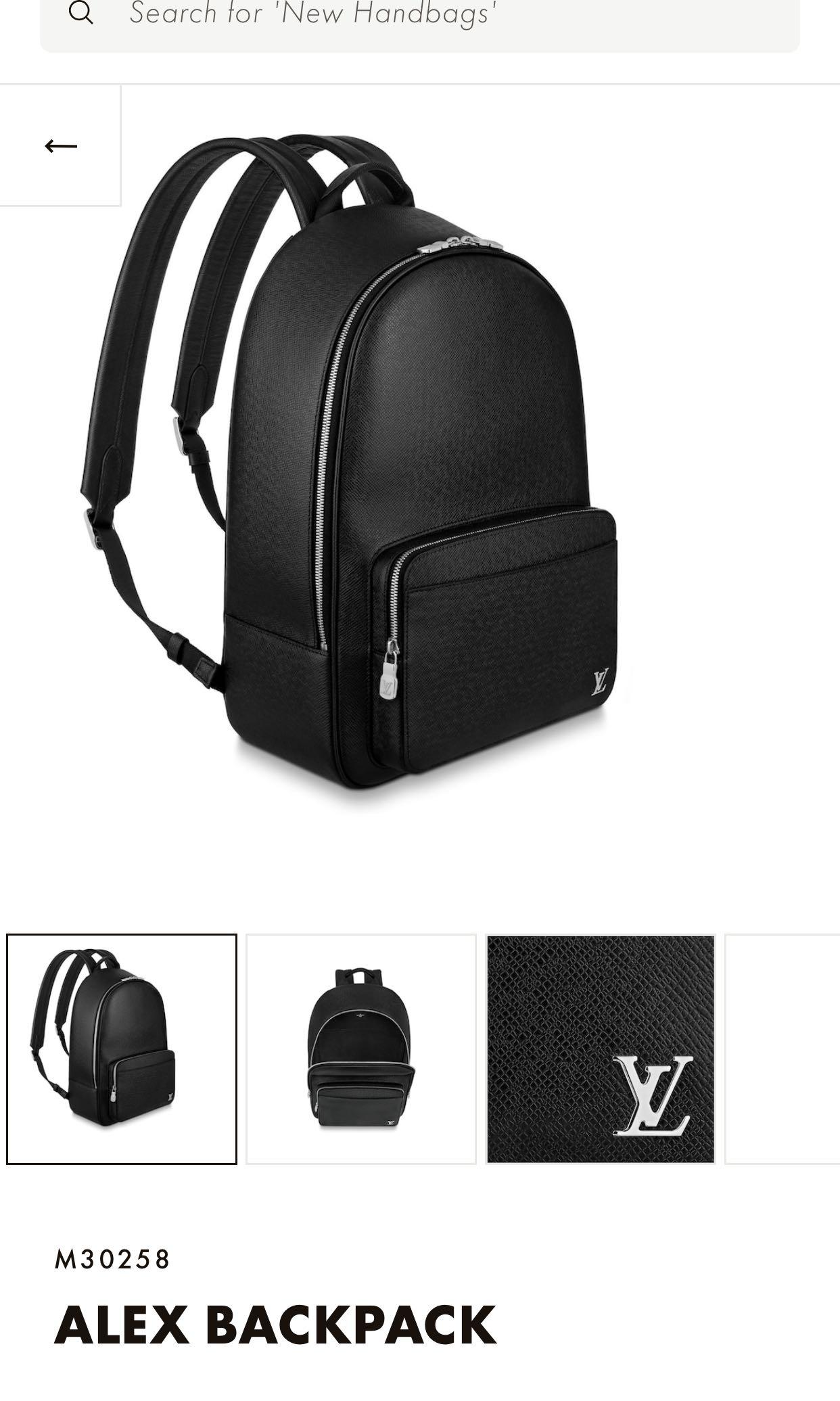 Louis Vuitton M30258 LV Alex Backpack in Taiga leather Replica