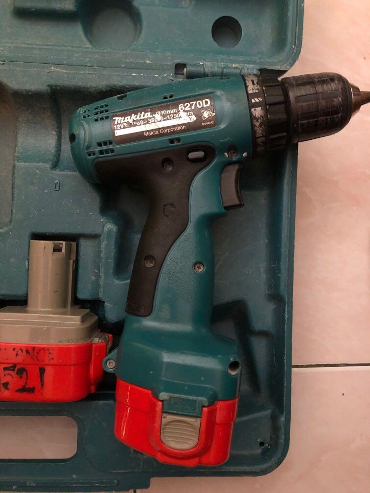 Makita 6270D 12V Cordless Drill Driver Set