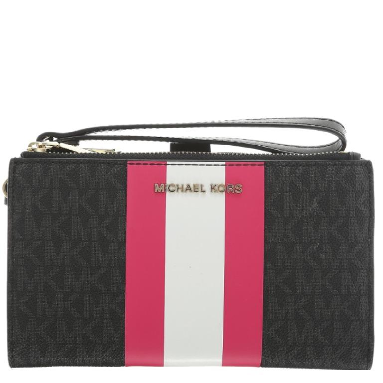michael kors black mk wallet