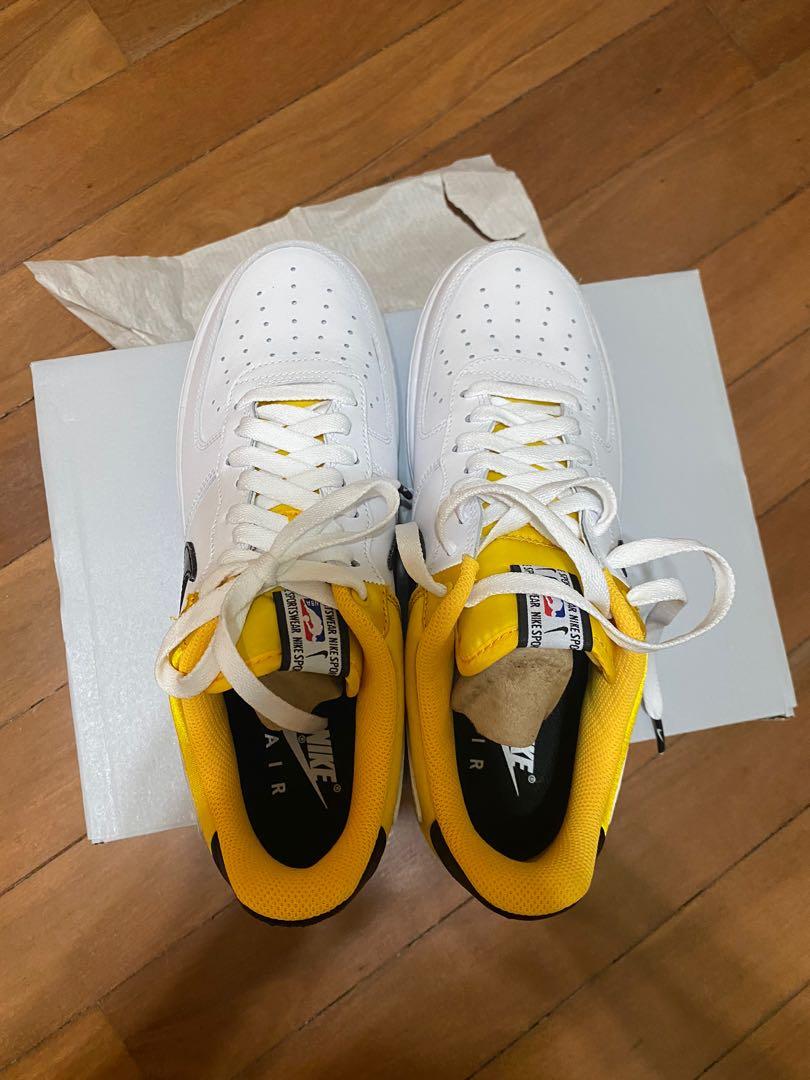 NBA x Nike Air Force 1 Yellow