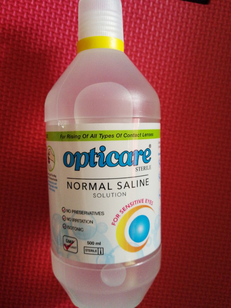 Normal saline solutions, Health & Beauty, Face & Skin Care on Carousell