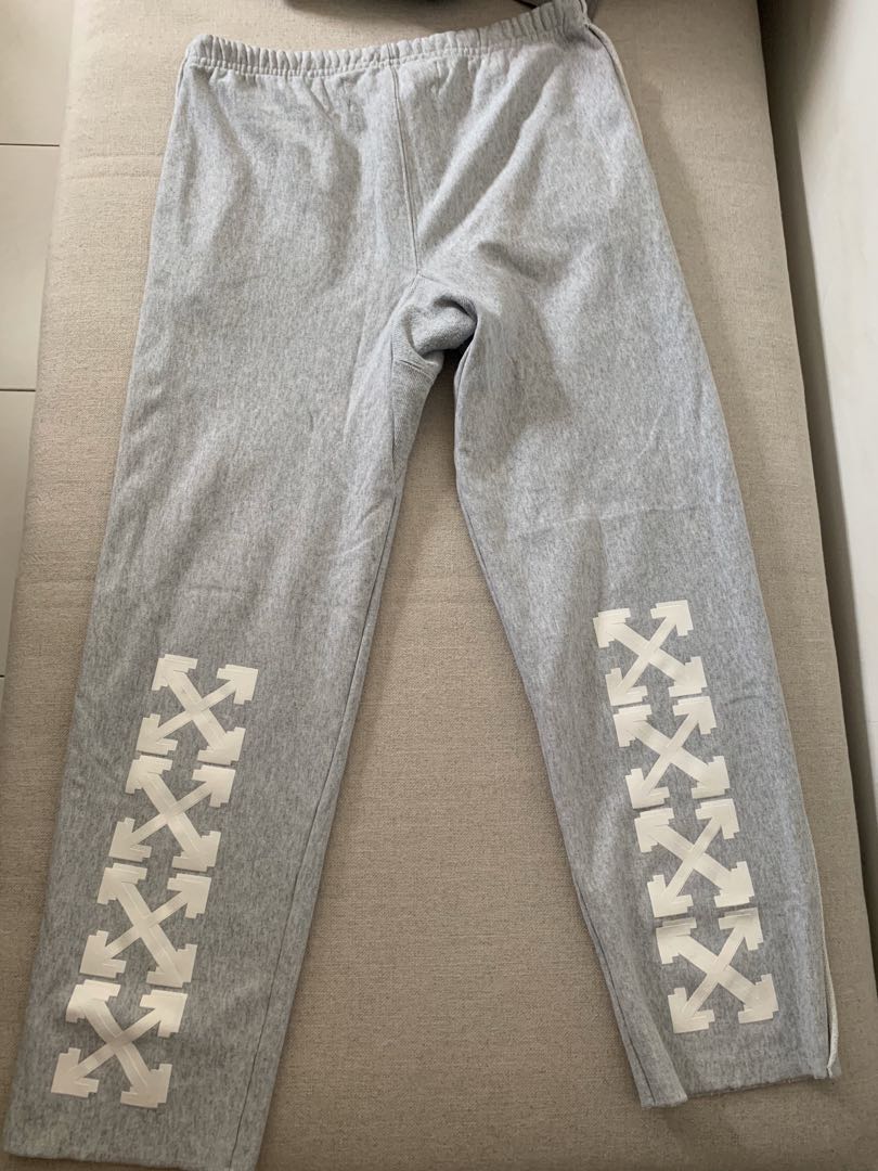 off white champion sweatpants