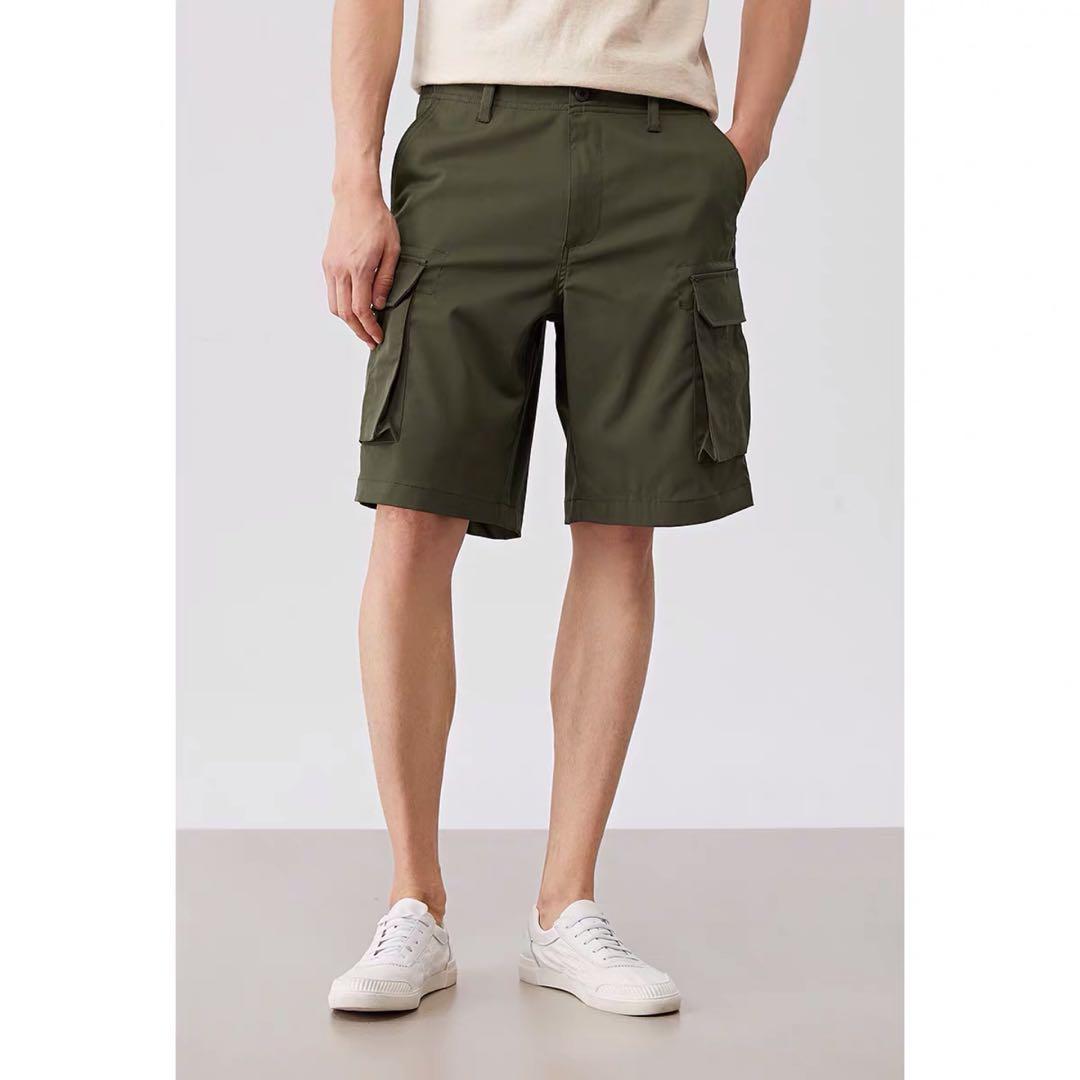 Green khaki shorts clearance