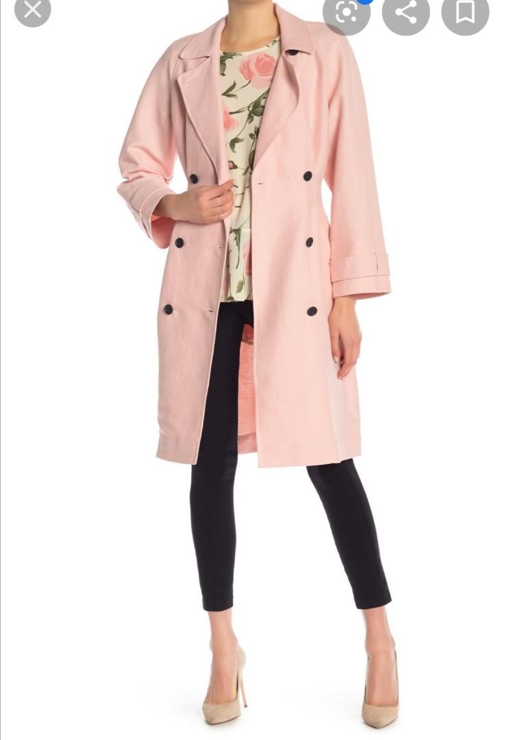 Peach trench coat Clearance