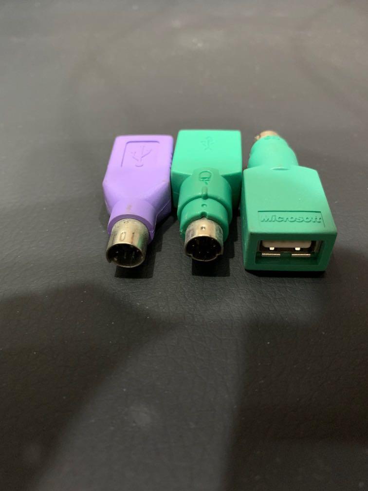 PS/2 male to USB female, Computers & Tech, Parts & Accessories, Cables ...