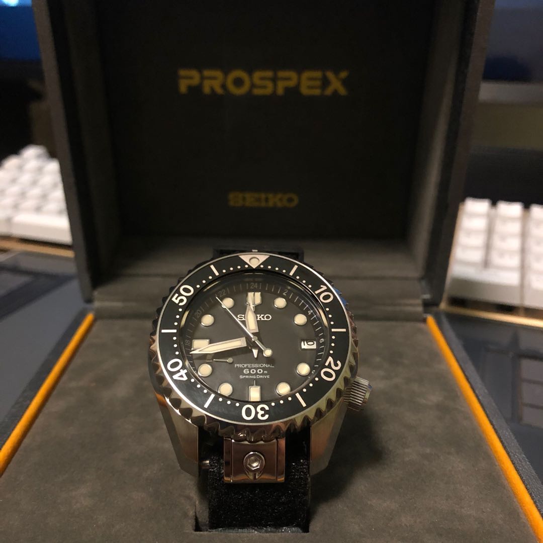 Seiko Marine Master 600M Spring Drive GMT SBDB001, Mobile Phones \u0026 Gadgets,  Wearables \u0026 Smart Watches on Carousell