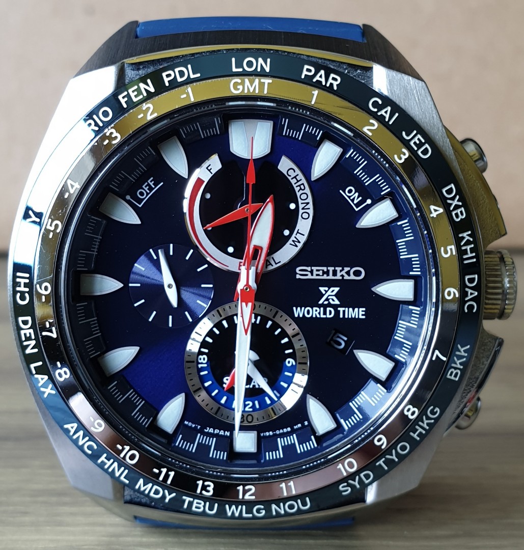 Seiko Prospex Solar World Time Chronograph Power Reserve SSC489 SSC489P1  SSC489P Men's Watch, Mobile Phones & Gadgets, Wearables & Smart Watches on  Carousell