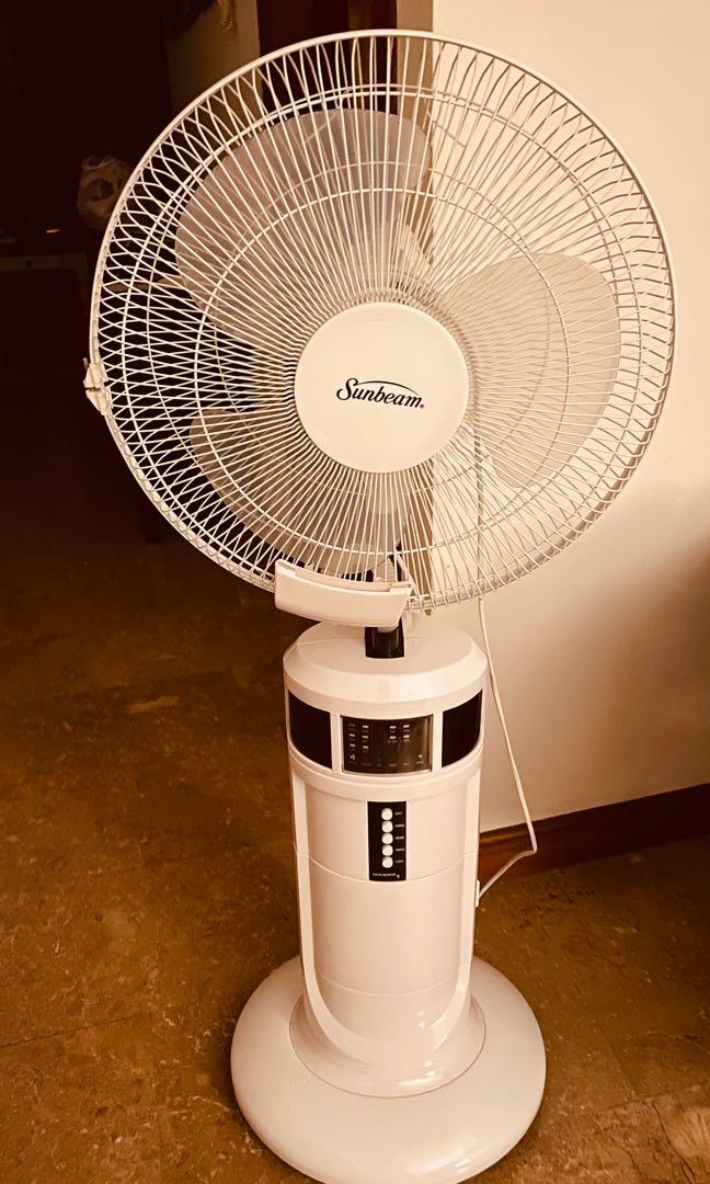 SUNBEAM AIR MIST FAN 2IN1 PEDESTAL, TV & Home Appliances, Air
