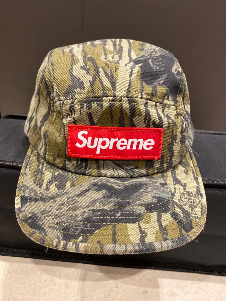 supreme box logo camo cap