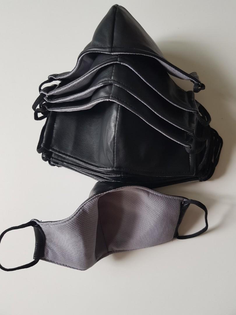 28Design PU Leather Dustproof Face Mask Fashionable Print Durable