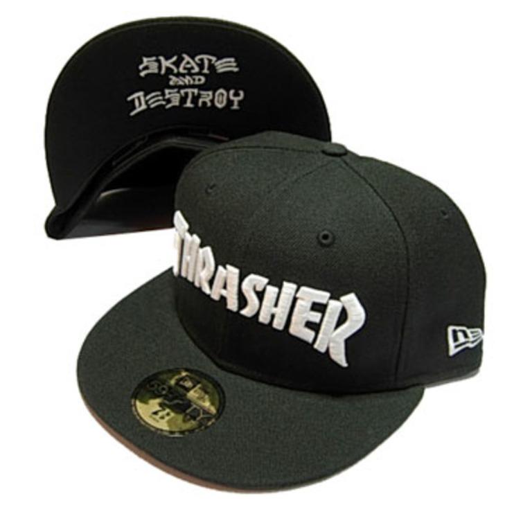 Thrasher X New Era 59fifty Cap Size 7 1 4 57 7cm Men S Fashion Watches Accessories Caps Hats On Carousell