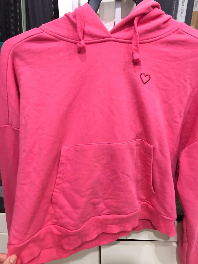 Topshop Heart Hoodie