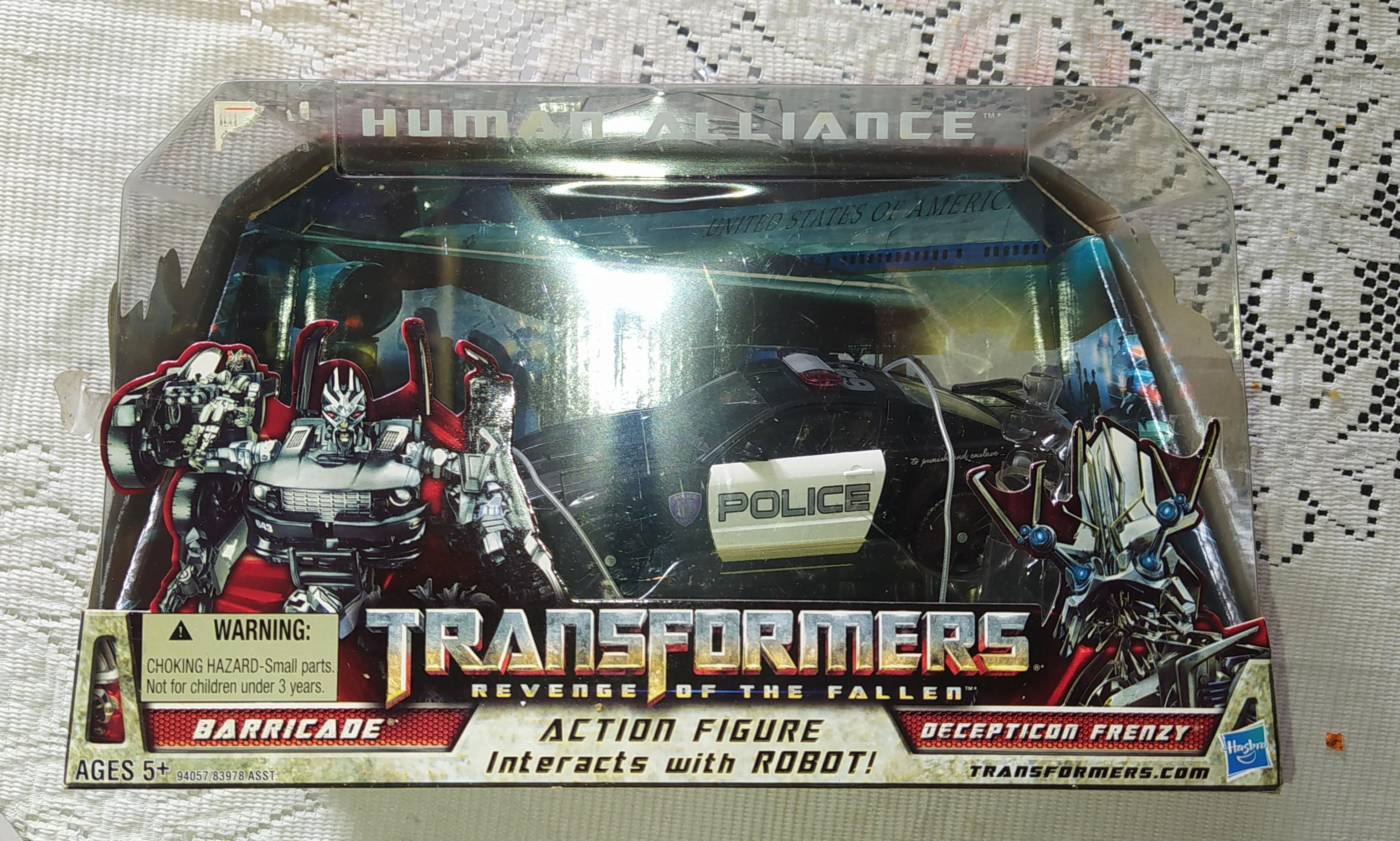 Transformers Human Alliances Barricade, Toys & Games, Action Figures