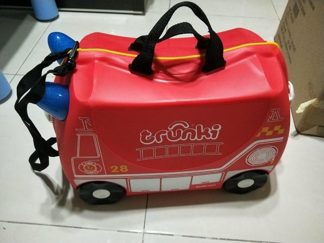 suitcase with engine