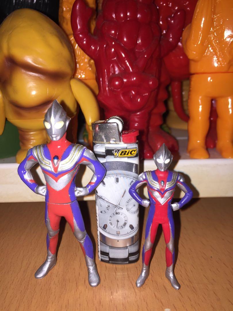 Get Wallpaper Ultraman Tiga Dyna Gaia Lot Toys Games Bricks Figurines On Carousell For Android Free