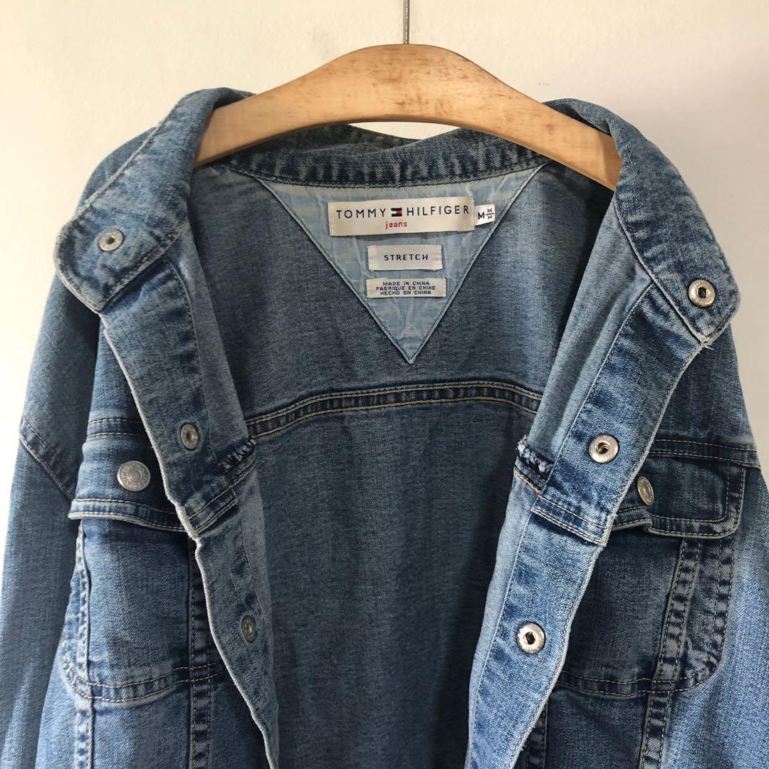 oversized denim jacket tommy hilfiger