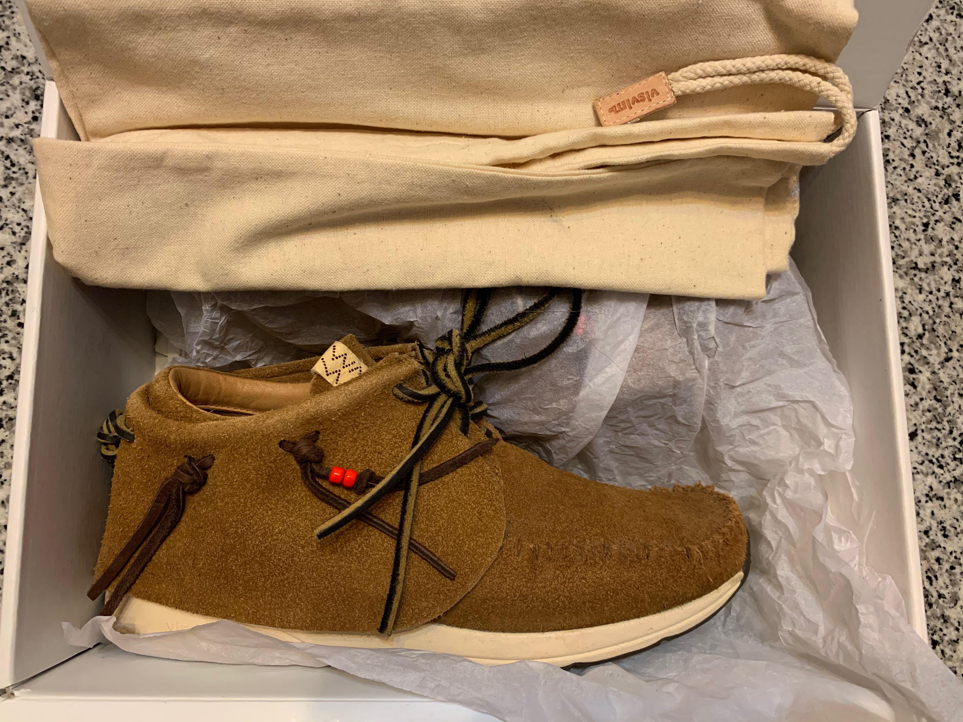 Visvim FBT Camel Veg Suede m9.5, 男裝, 鞋, 西裝鞋 - Carousell
