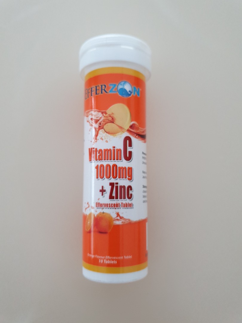 Vitamin C 1000mg Zinc 10s Health Nutrition Health Supplements Health Food Drinks Tonics On Carousell