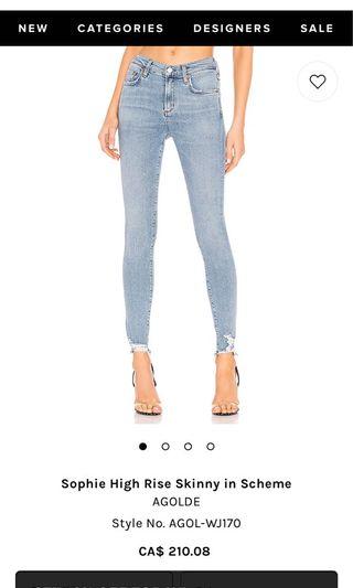 Aritzia Agolde Sophie jeans