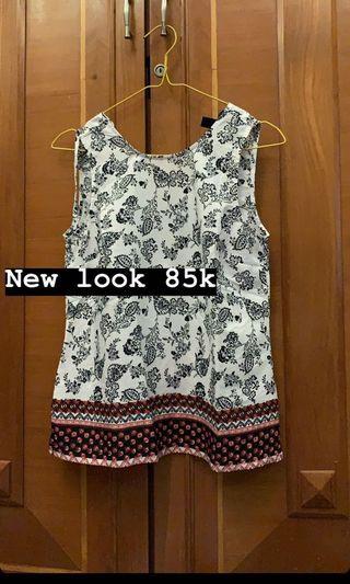 New Look Sleeveless top atasan XS