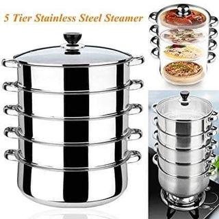 5layer Stainless steamer pot