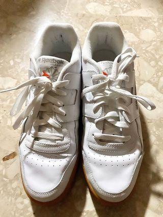 White Reebok Workout Plus Size US 10.5