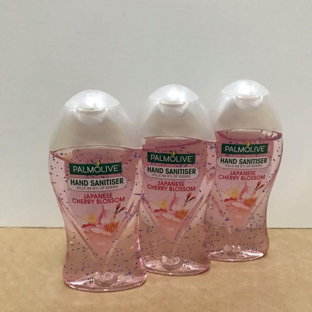 3 for 10 Palmolive hand sanitizer 48ml Japanese Cherry Blossom