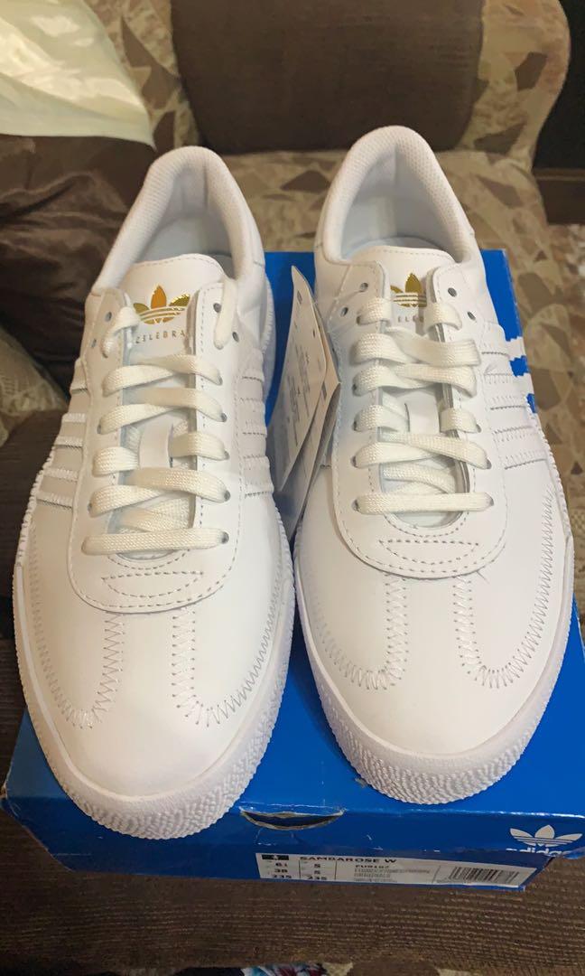 samba adidas all white