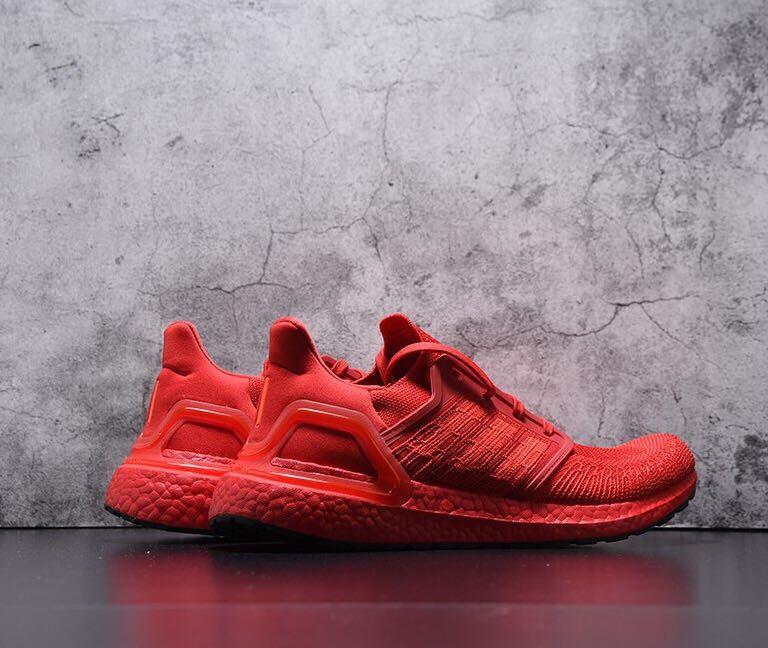 Adidas UltraBOOST 20 Triple Red ORIGINAL Men s Fashion