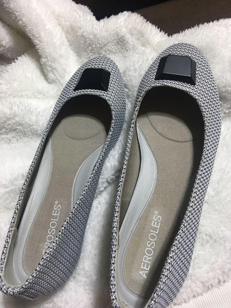 aerosoles silver flats