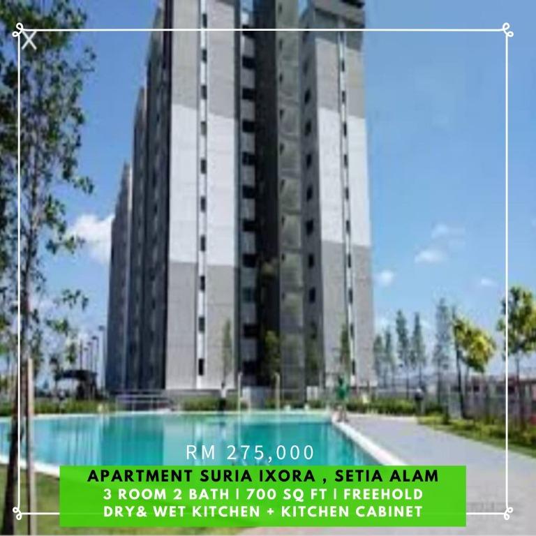 Apartment Suria Ixora Setia Alam For Sale Property For Sale On Carousell